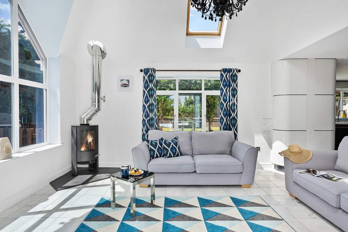 On those chillier mornings light the wood-burner and enjoy a brew.