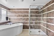 This house has oodles of space, including this grand family bathroom.