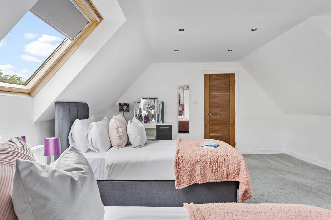 This room is a perfect break out option for the teens of the family.
