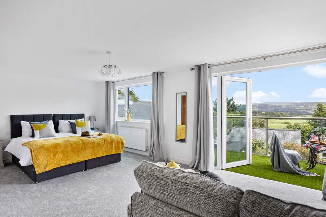 The luxurious bedrooms are beautifully furnished.