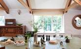 The dining-table is just the place to enjoy holiday mealtimes together. - Thumbnail Image