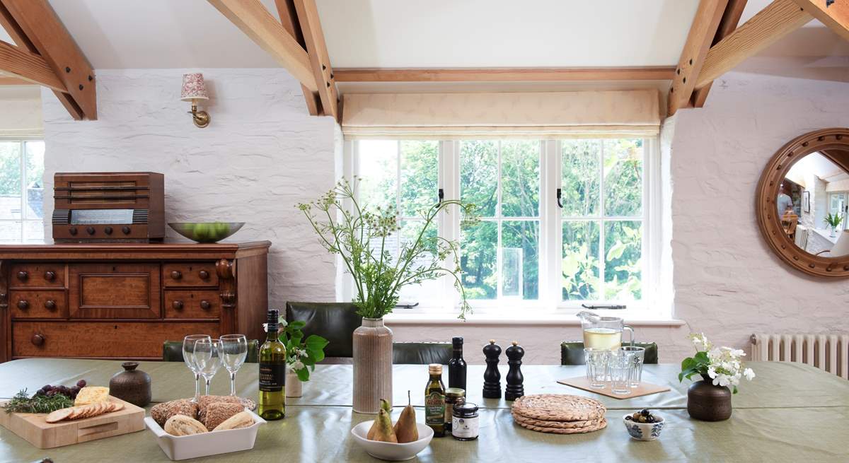 The dining-table is just the place to enjoy holiday mealtimes together.