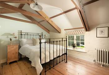 Bedroom 1 with its comfy double bed.
