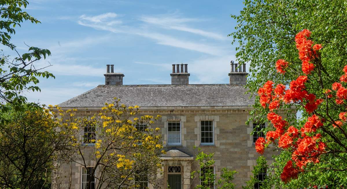 The gardens put on quite a show throughout the year.