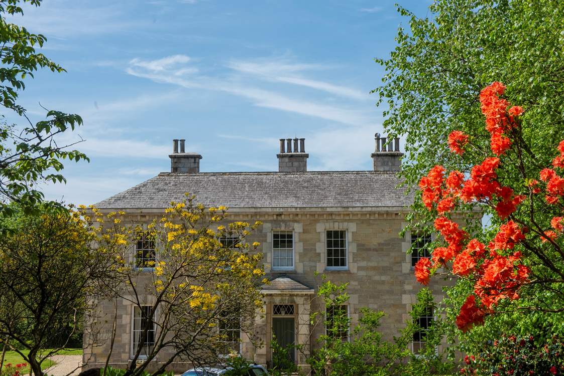 The gardens put on quite a show throughout the year.