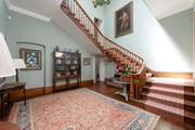 What a staircase that leads down into the inner hallway.