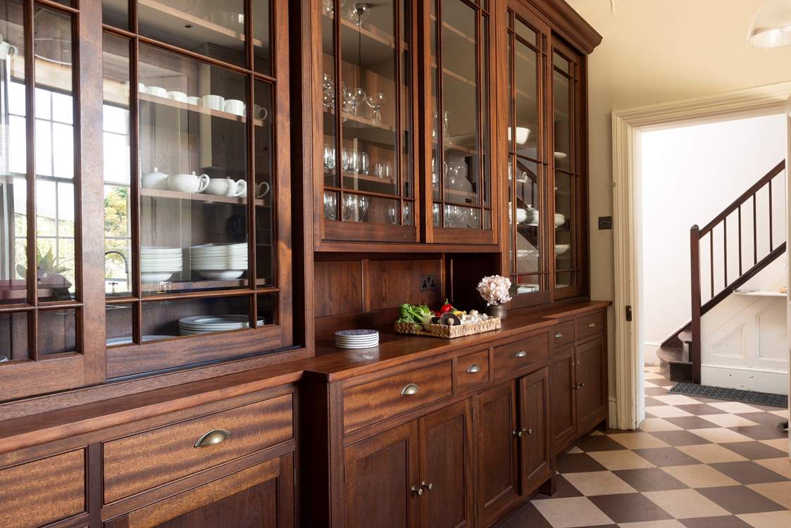 There's even a separate pantry, along with a utility-room with a walk-in fridge and a separate laundry-room.