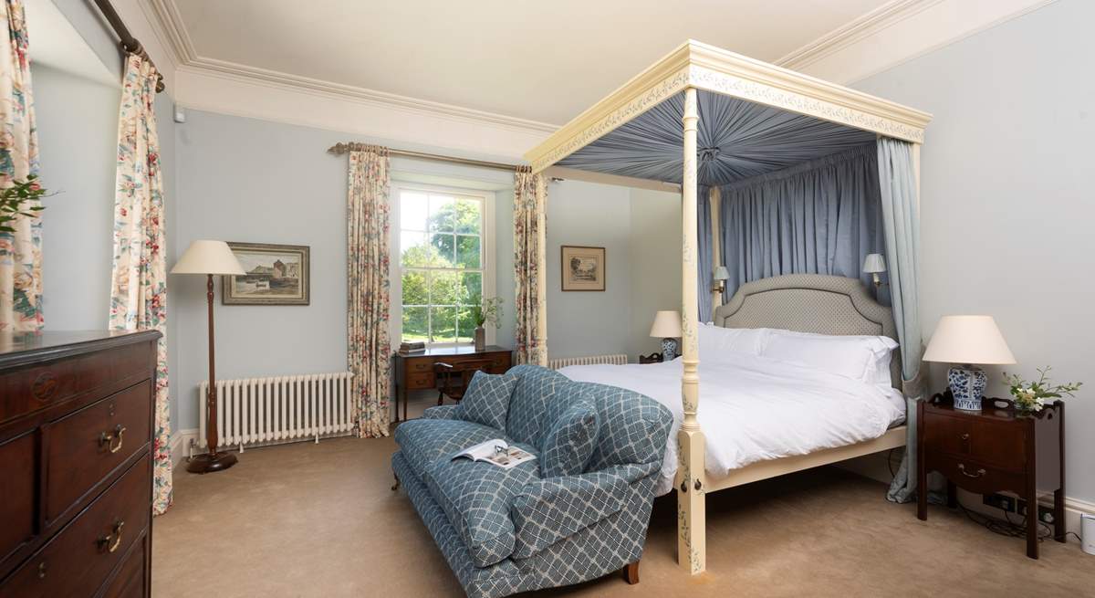 This double aspect room  makes the most of the setting.