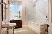 The gorgeous en suite to bedroom 4 (this bathroom can also be accessed from the landing.)