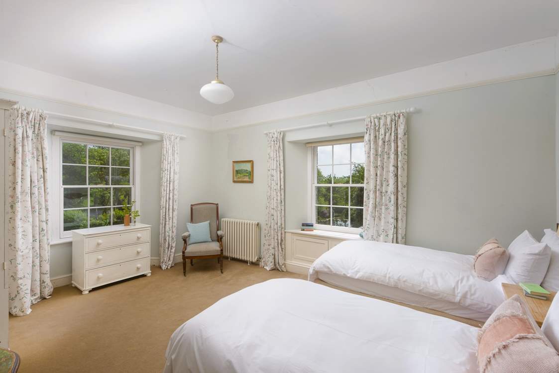 Bedroom 5 is such a pretty room.