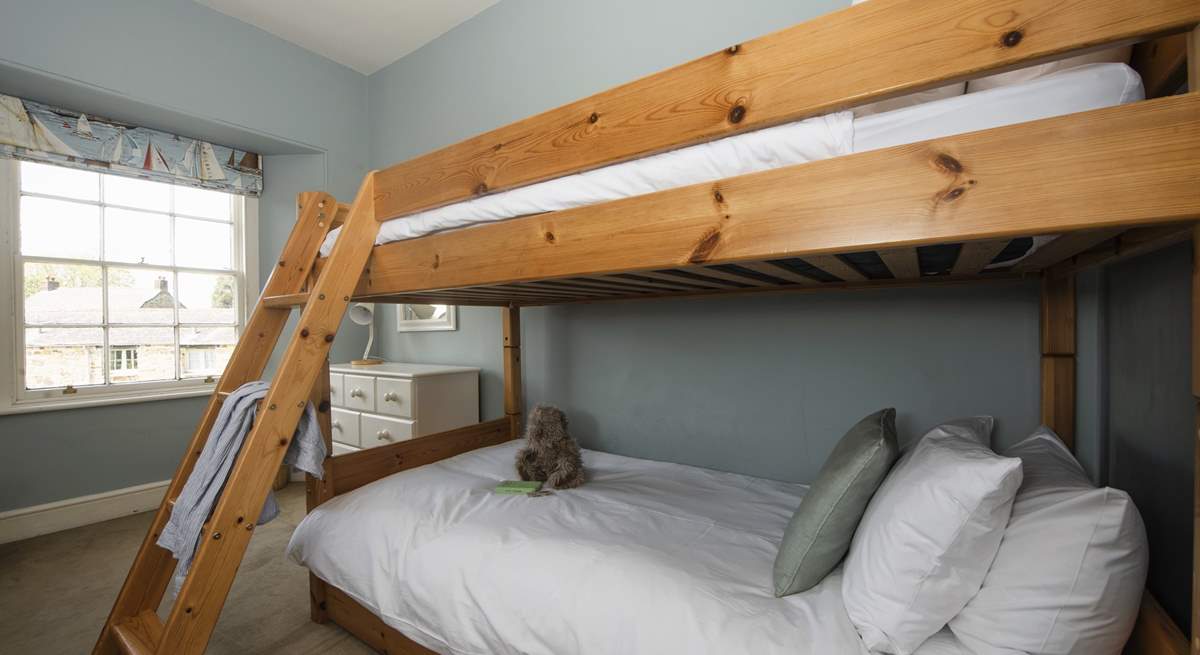 Bunk-beds await in bedroom 7.