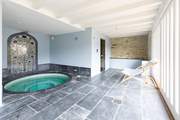 The private spa area is a real treat for guests of Tresillian House.