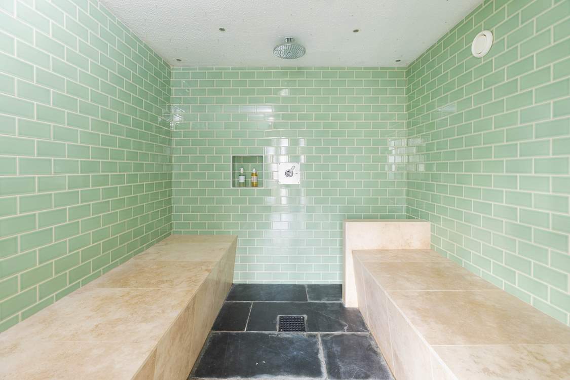 There's also a steam room in the spa area - how good is that?