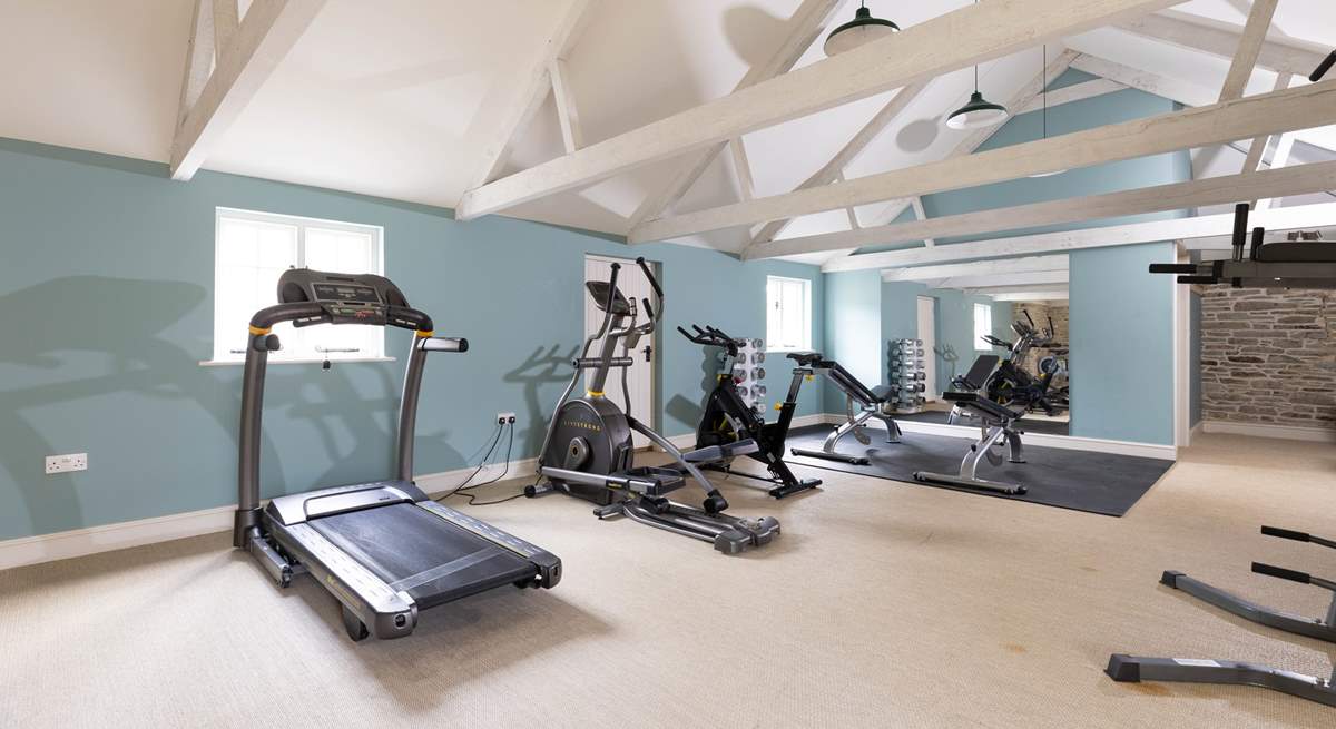 Want to keep your fitness up or maybe start a new regime, well a private gym awaits for guests of Tresillian House.