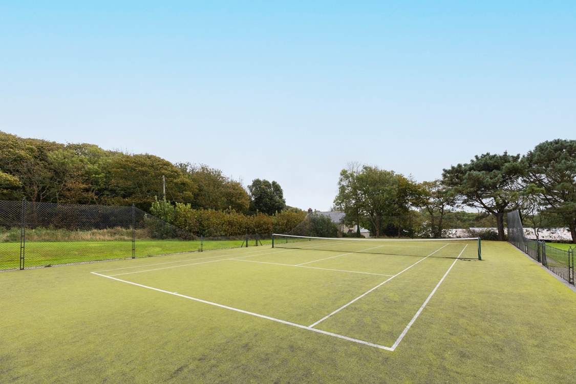 Anyone for tennis? Shared with other guests staying on the estate, perhaps you could challenge them to a set or two!