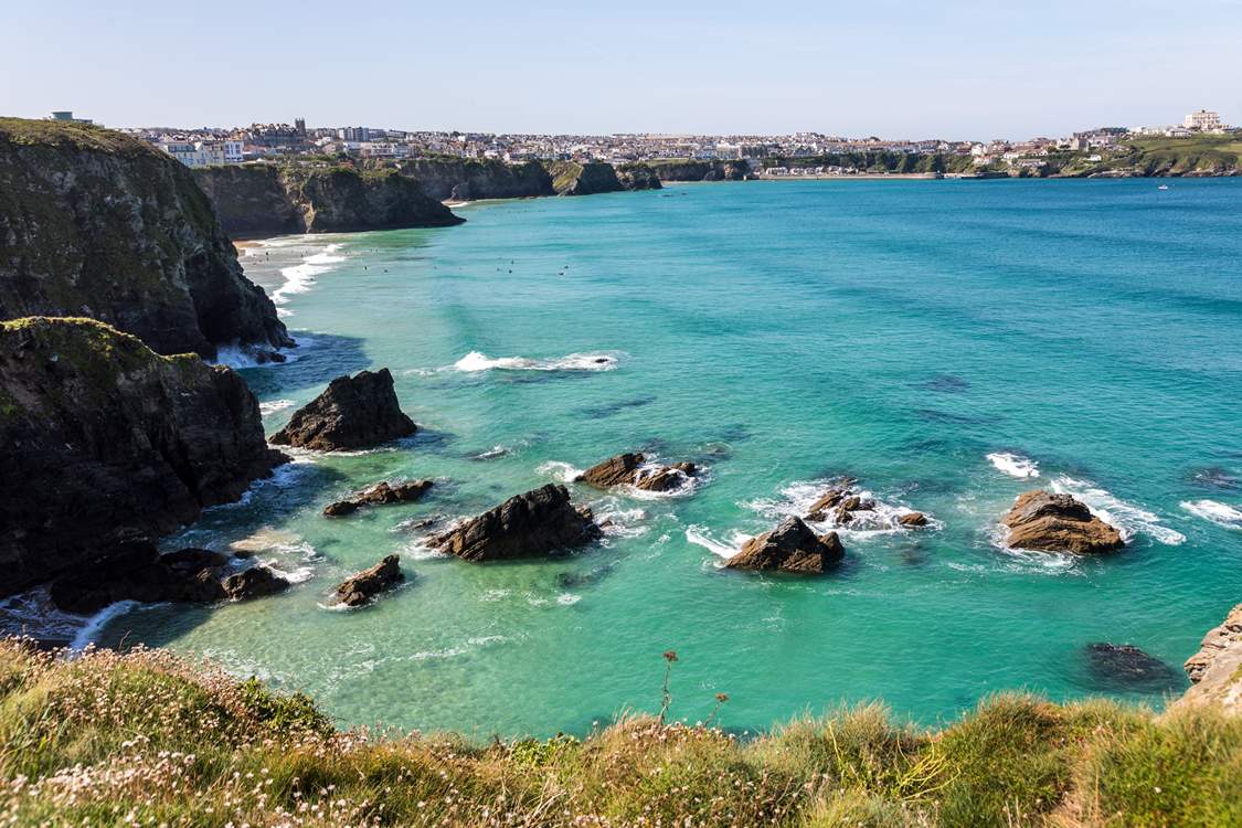 The vibrant town of Newquay is nearby with a great choice of beaches and plenty of places to eat and drink.
