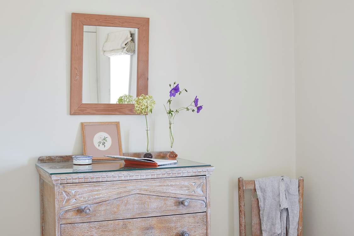 Rustic furnishings add a finishing touch.