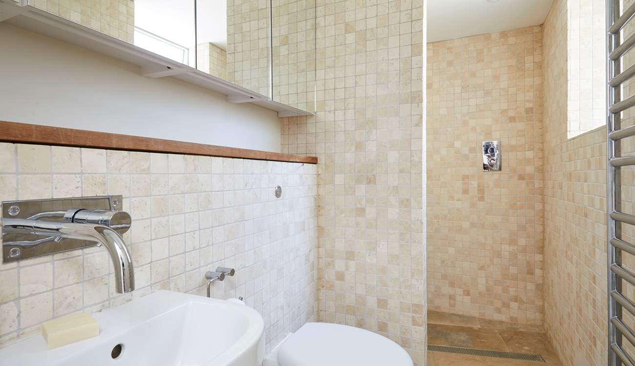 A wet-room on the ground floor makes for easy living.
