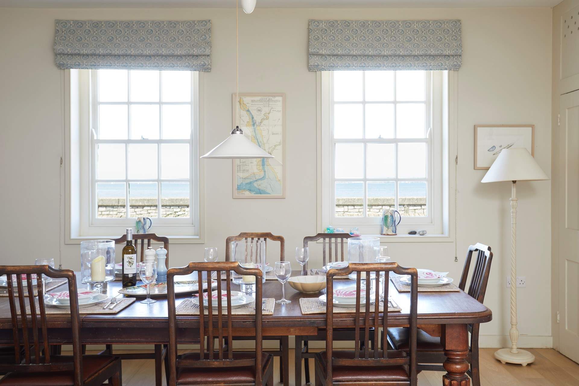 Plenty of space for family meal times.