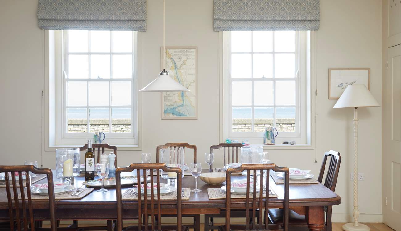 Plenty of space for family meal times.