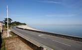 Enjoy the view from the balcony across the Solent. - Thumbnail Image