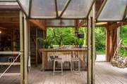 The breakfast bar is the perfect spot to enjoy your morning coffee.