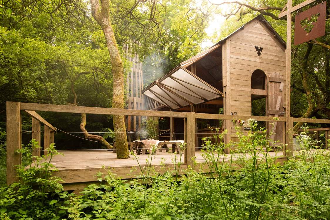 Cooking in nature is a dream here.