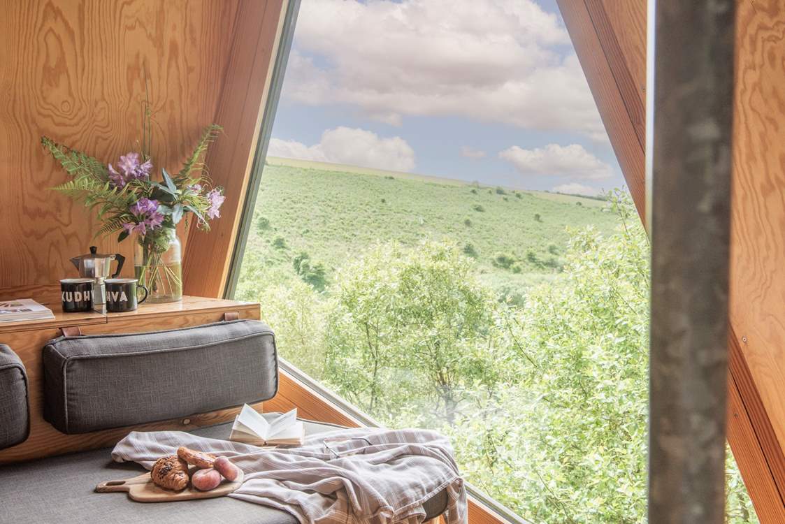 Spend your mornings reading while sipping on freshly brewed coffee.
