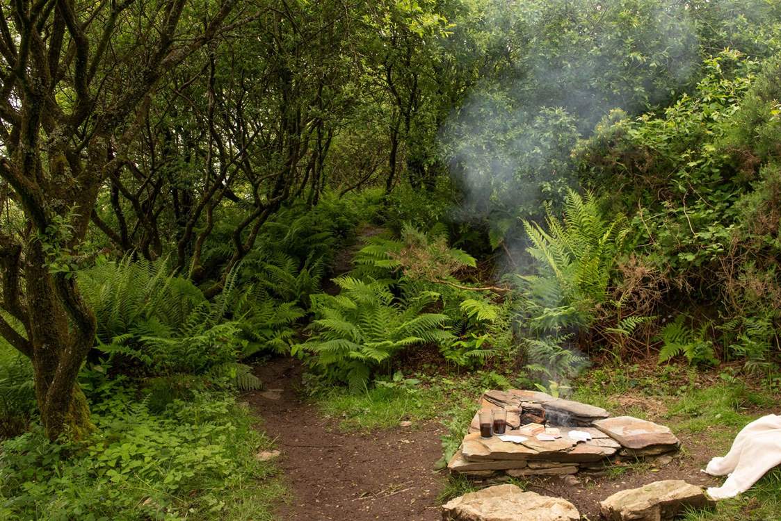 Why not cook over wood fire during your off-grid getaway?