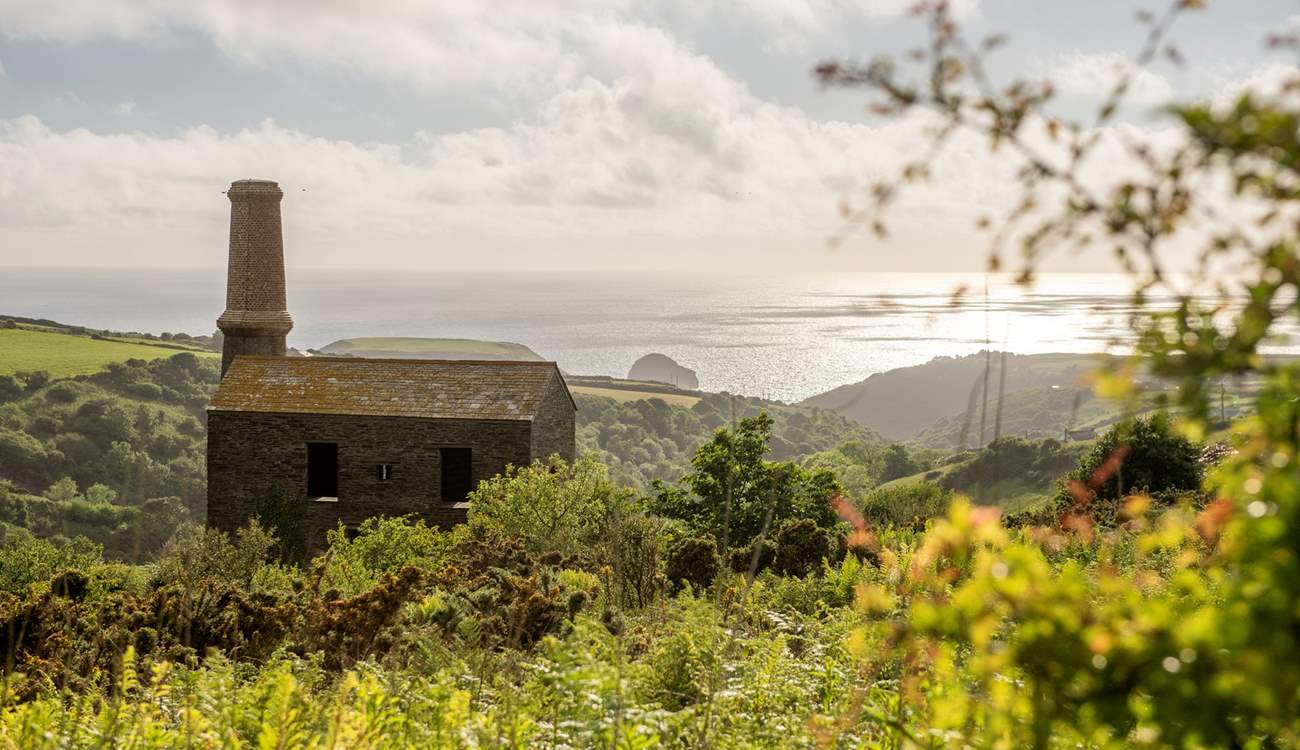 The stunning views over Trebarwith Strand.