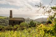 The historic engine house takes centre stage in the stunning sea view.