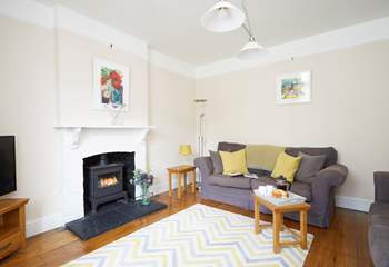 The cosy sitting room awaits. 