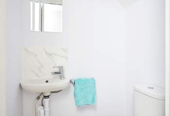 The handy downstairs WC.
