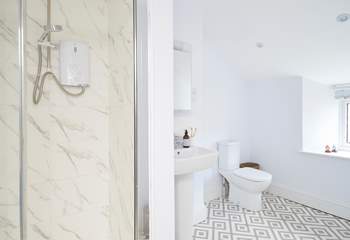 The modern shower-room.