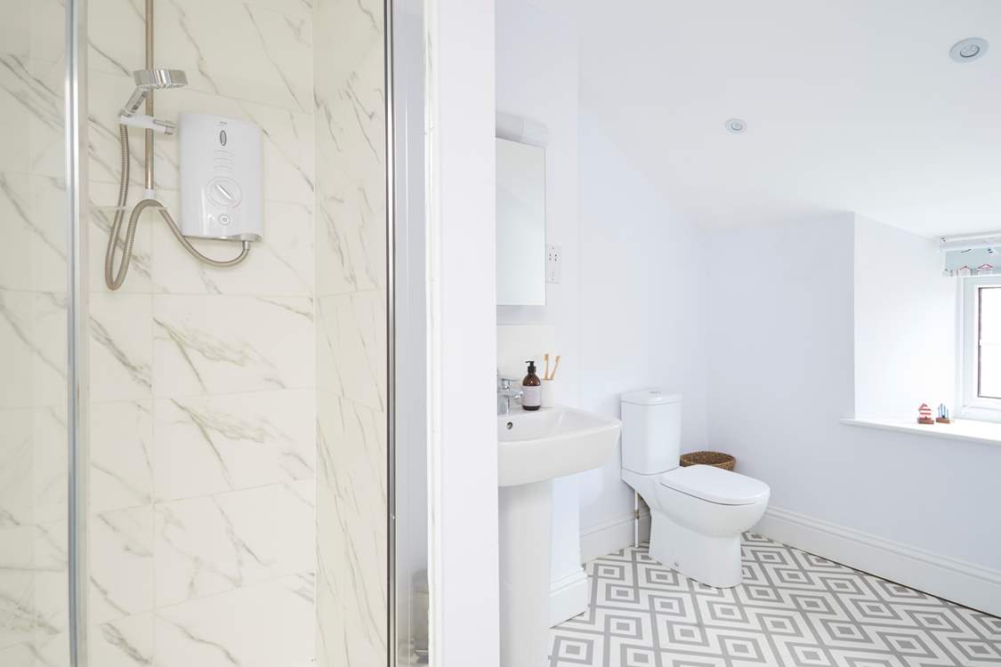 The modern shower-room.