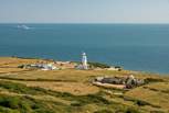 St Catherine's Lighthouse sits above the coast - take a stroll and enjoy the views.