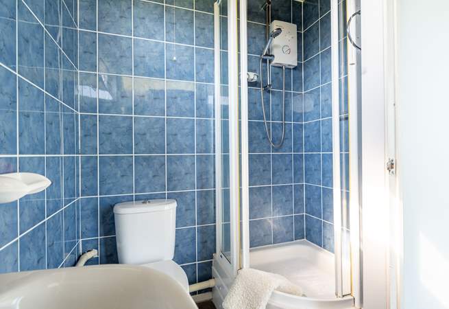 Take a refreshing shower after exploring the coastal path. 