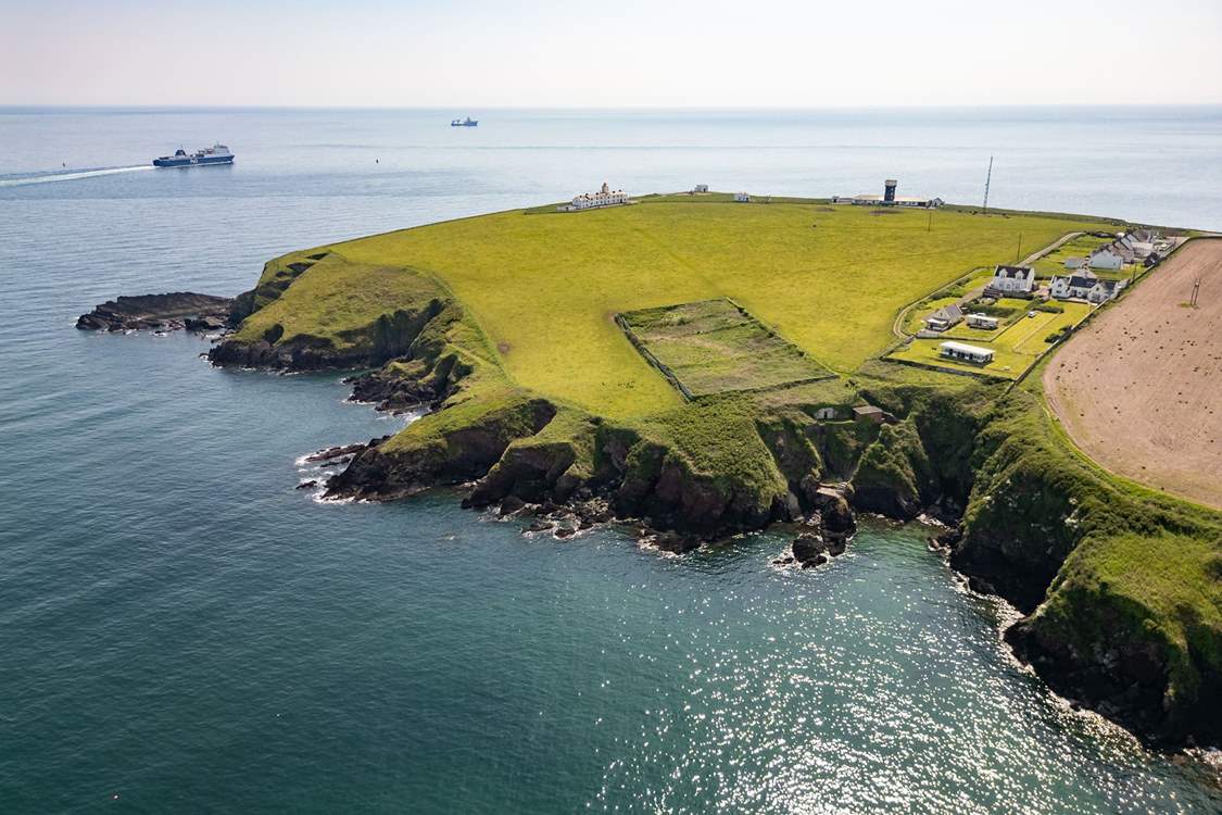 Set high on the cliff top in the midst of the dramatic Pembrokeshire coastline.