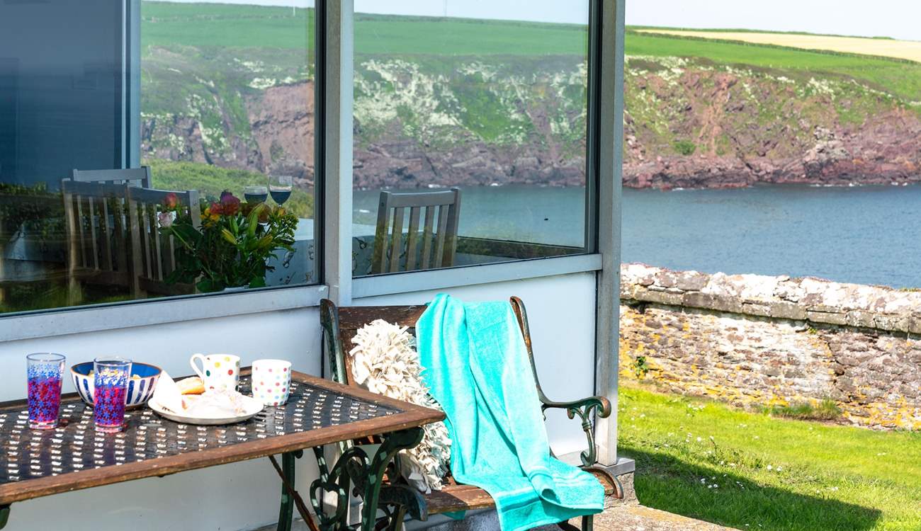 The perfect spot for a sunny breakfast. 