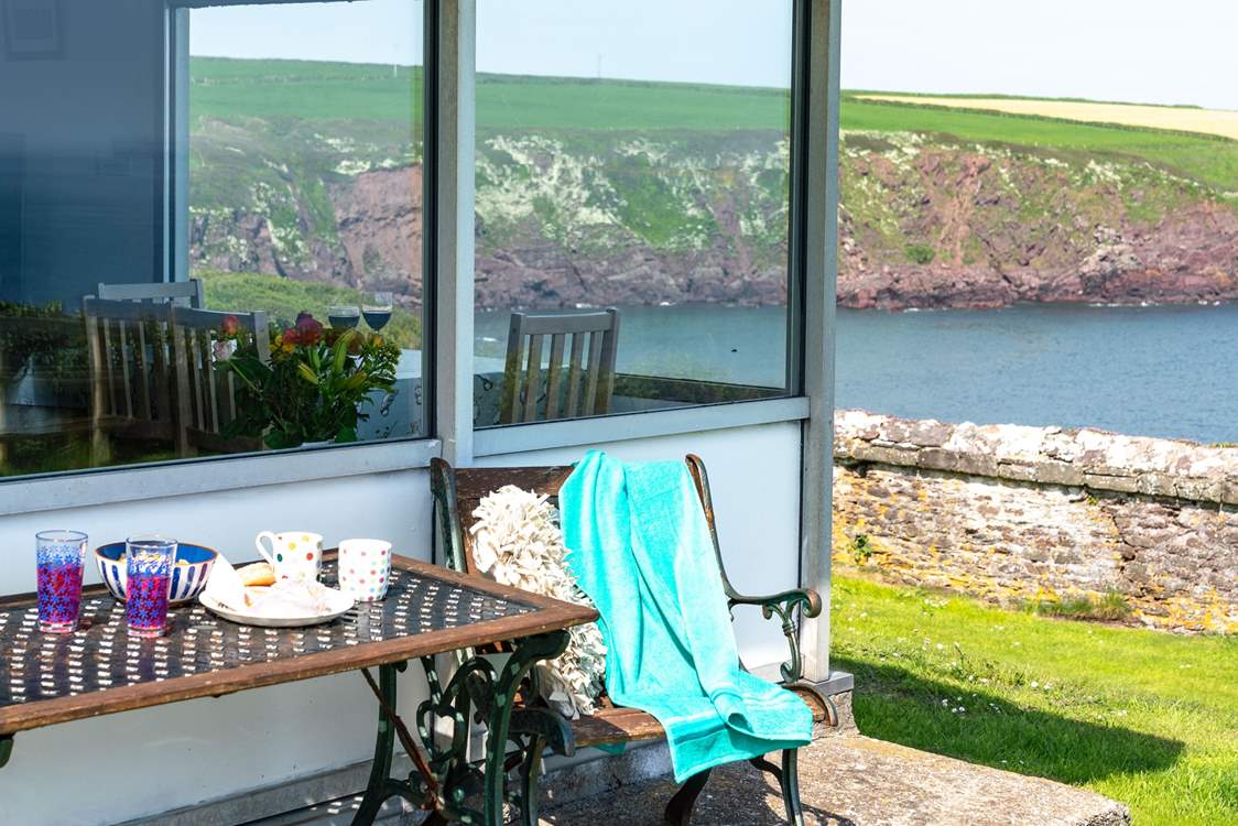 The perfect spot for a sunny breakfast.