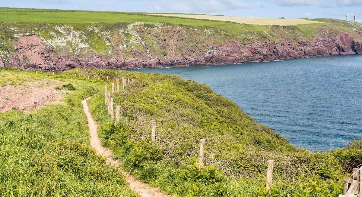 The coast path is waiting to be explored. 