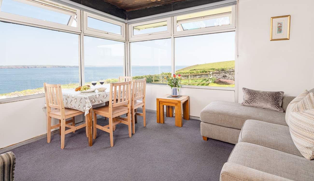 You are surrounded by the sea. In all weather, for sea lovers, it's a magical place to be. 