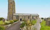 The 15th century St Buryan church in the village. - Thumbnail Image