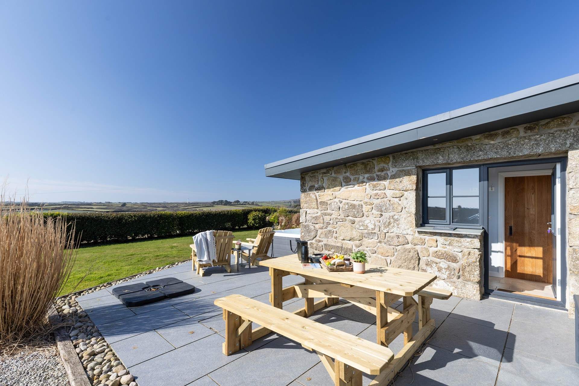 With the rolling countryside in the distance, grab the binoculars and spot the wildlife.