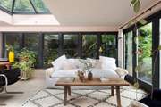 Laze away on the squishy sofa.