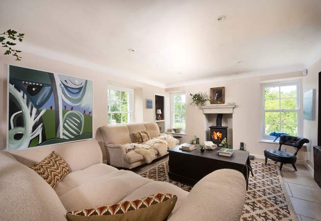 Enjoy time relaxing in the sitting-room.