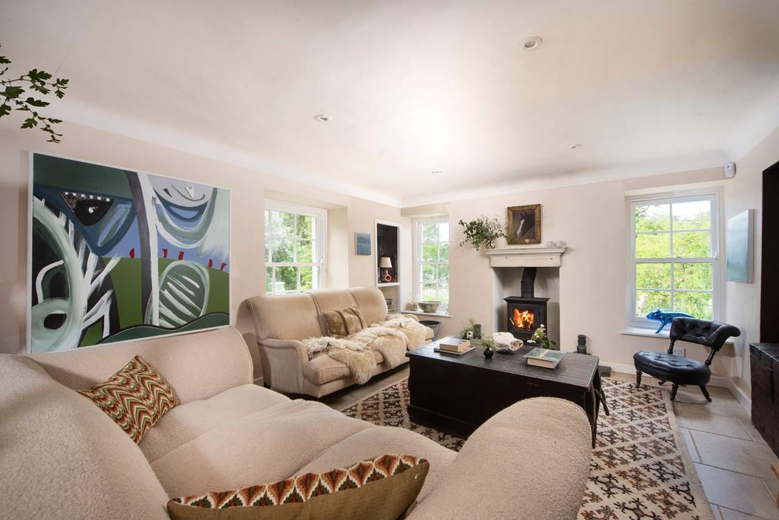 Enjoy time relaxing in the sitting-room.