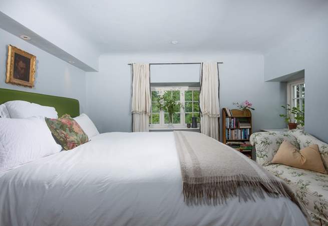 A huge emperor bed awaits the lucky guests who stay in this room.