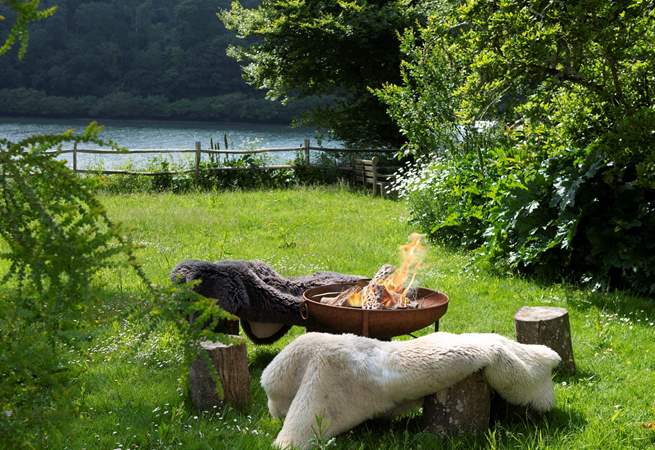 Spend a little longer in the garden, warming by the fire-pit.