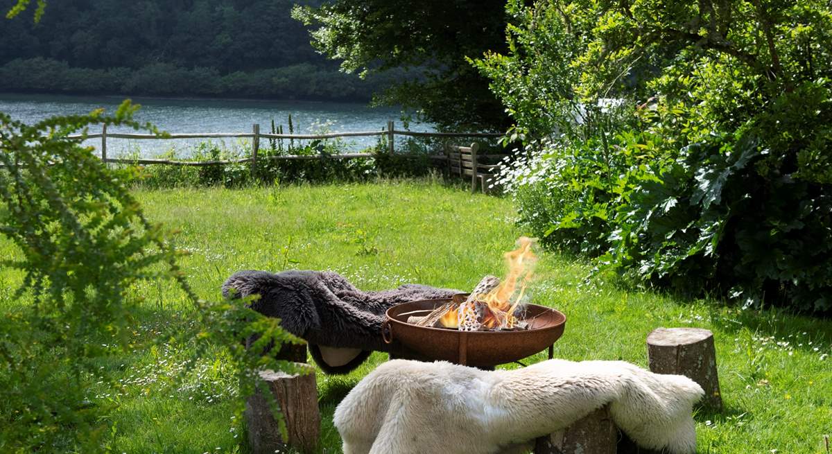 Spend a little longer in the garden, warming by the fire-pit.